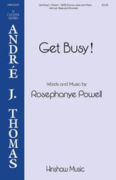 Get Busy SATB choral sheet music cover